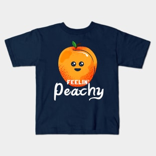 Feelin Peachy - Cute Peach Gift Kids T-Shirt